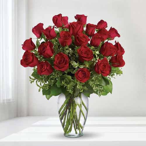 Enchanting 24 Red Rose Bouquet