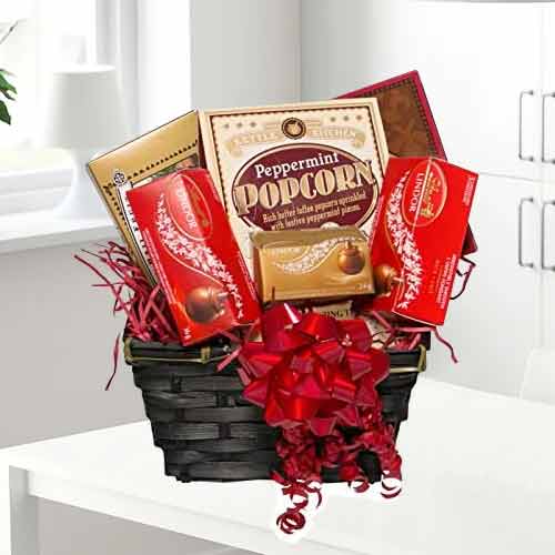 Fanciful Lindt Gift Basket