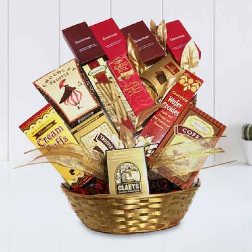 Appetizing Belgium Chocolate Basket