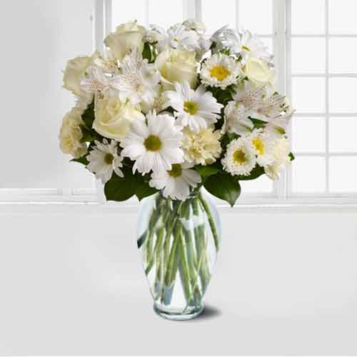 Elegant Condolence Bouquet by Designer Choice