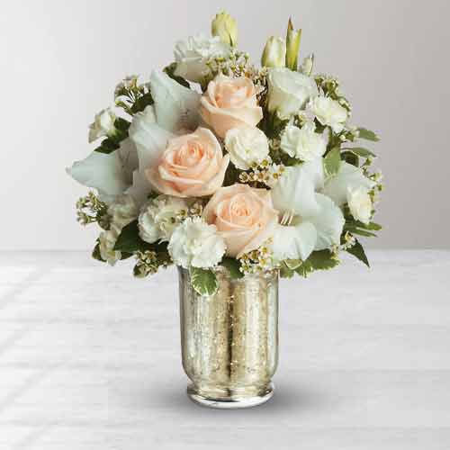 Bouquet of Delicate White Blooms